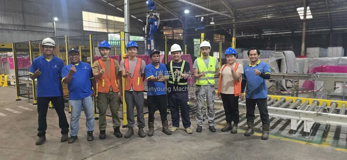 PT Multi Kusuma Cemerlang自动码垛项目项目现场