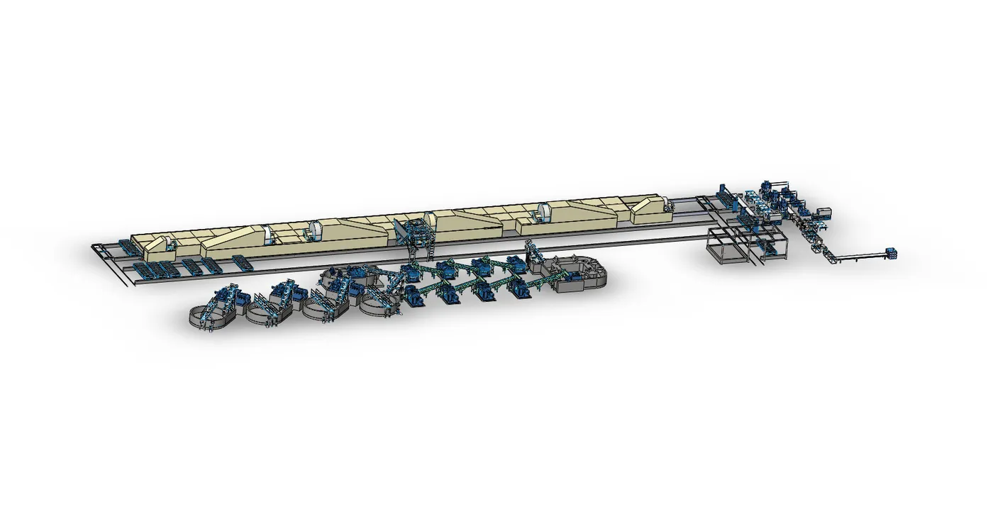 天然橡胶 TSR10/20 整线方案 Natural Rubber TSR10/20 Complete Line
